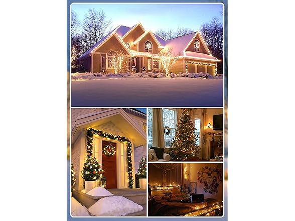 Brightown Vintage C9 Christmas Lights Outdoor, 100Ft 100 LED