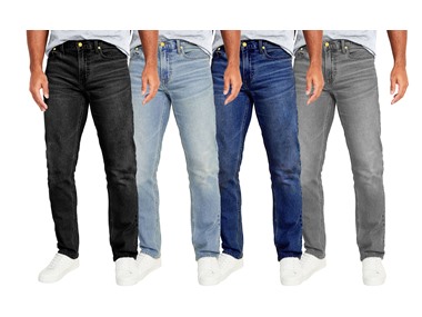$17.99 Men's Straight Flex Stretch Jeans 31" Inseam dealfomo