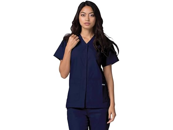 Adar Medical Uniforms Women (L) Adar Scrubs Navy