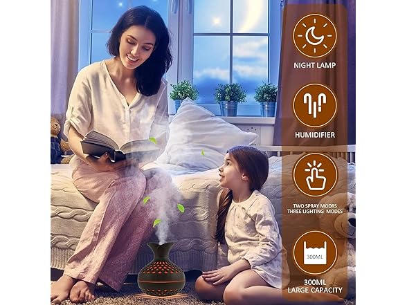 Treeratan Essential Oil Diffuser & Humidifier