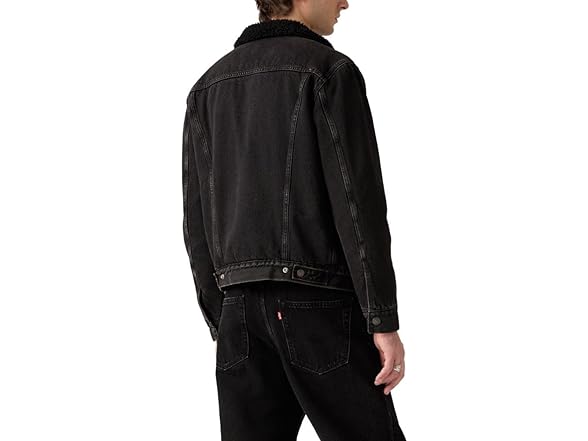 Levis Mens Sherpa Trucker Jacket (M)