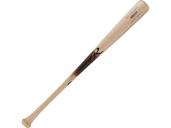 Rawlings | PRO PREFERRED Wood Baseball Bat | Youth - MM13Y Profile | Maple - 29"