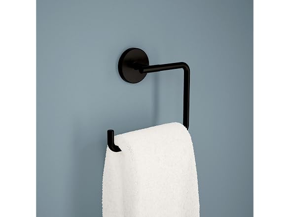 Delta 759460-BL Delta Hand Towel Holder Matte Black