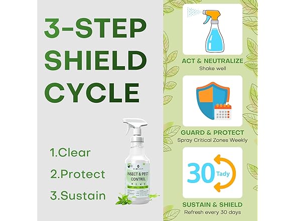 Ecoseem Peppermint Oil Spray for Bugs