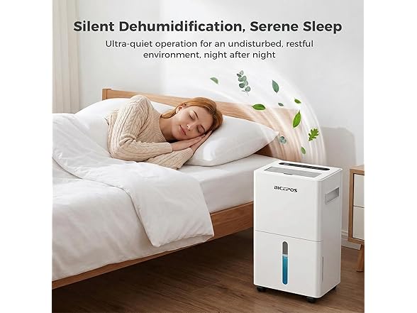Bicepos 1500 sq.ft Dehumidifier for Home
