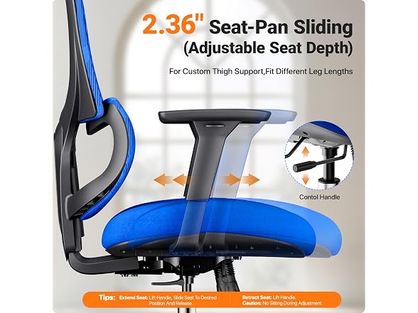 Jacia 400lb Big & Tall Mesh Office Chair