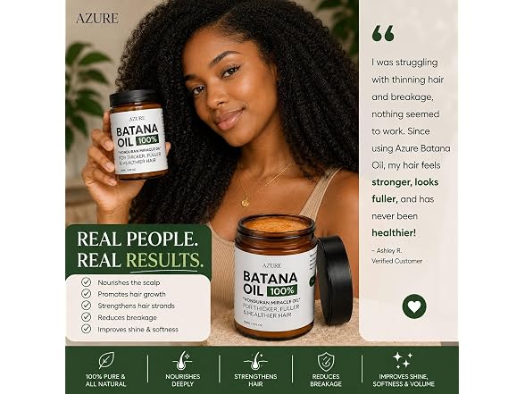 AZURE Batana Oil Paste for Hair Growth 100 Pure