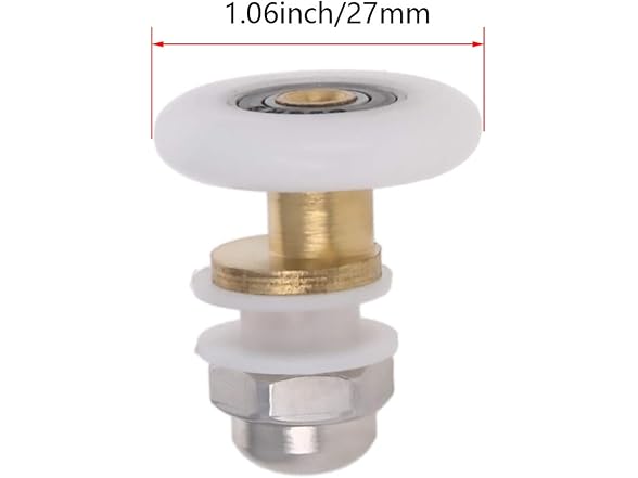 MroMax 27mm Dia Shower Door Wheels