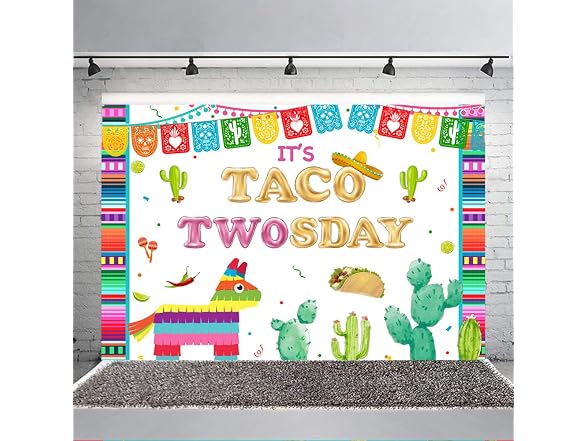 Ticuenicoa 5×3ft Fiesta Taco Twosday