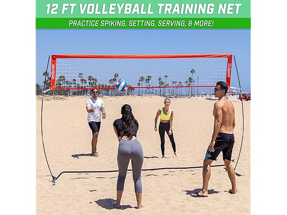 GoSports 12 ft Freestanding Volleyball Training Net