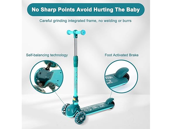 HealSmart Kick Scooter for Kids