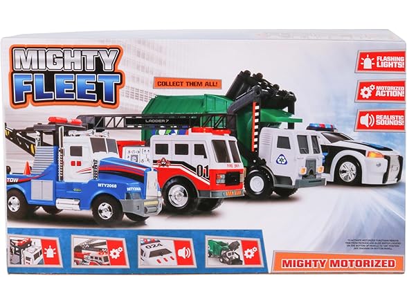 Mighty Fleet Mighty Motorized Tow Truck