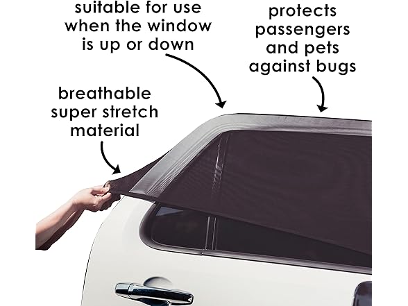Diono Breeze 'n Shade 2-Pk Window Mesh