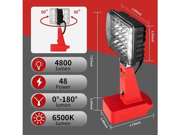 2PK Cordless Led Work Light