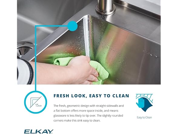 Elkay Crosstown SS 25x22 Single Sink