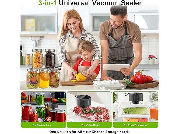 Zeclu Electric Mason Jar Vacuum Sealer