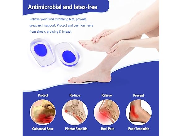 Fallmist Gel Heel Cup for Plantar
