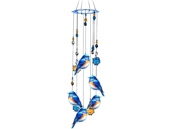 Spoontiques Bluebirds Wind Chime