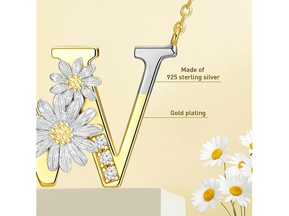 Gold Initial B Necklace