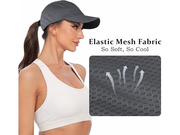 GADIEMKENSD Mesh Women's Running Cap