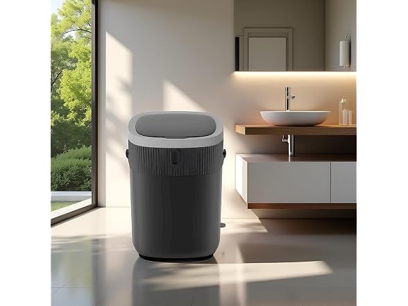 Delletir Motion Sensor Trash Can Dark