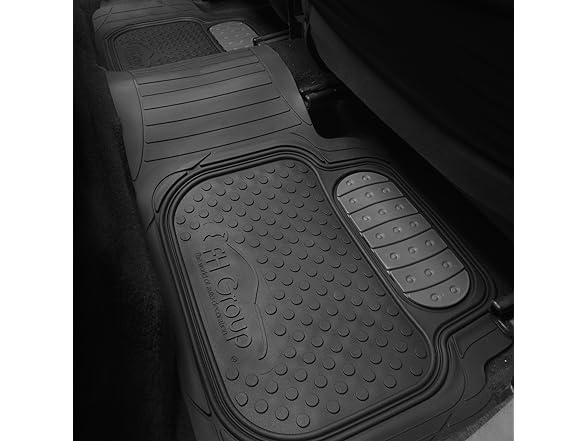 FH Group Car Floor Mats - Heavy-Duty Rubber Floor