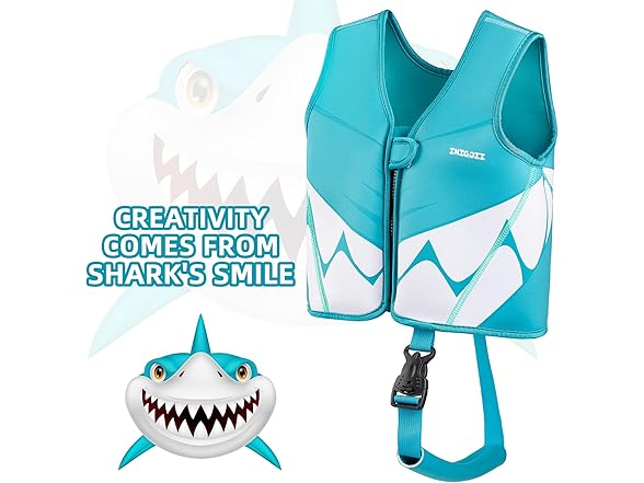 INIGGII Toddler Swim Vest for 20-28 lbs