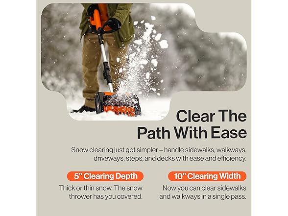 SuperHandy Cordless Snow Shovel