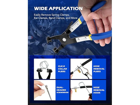 OMT 9pcs Hose Clamp Pliers