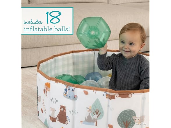 Infantino Ball Pit with 18 Inflatable Balls