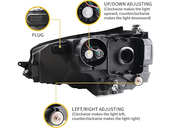 VLAND Start-up Blue LED Headlights