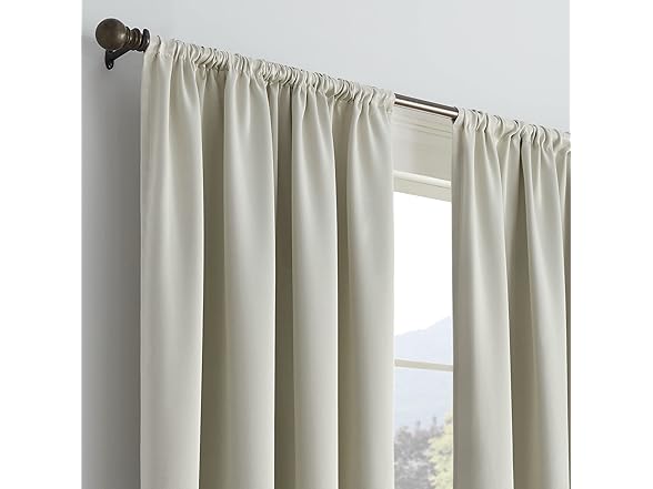 ECLIPSE Curtain, 1 Panel, 54"x84", Stone