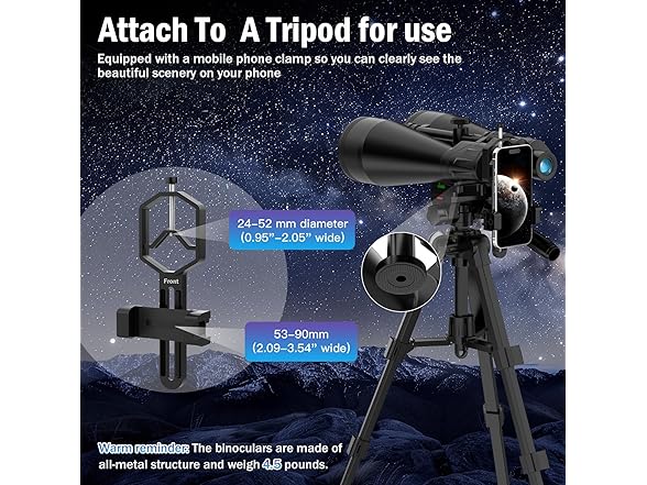 20x80 Astronomy Binoculars