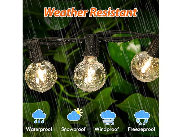 Bosceos Lights for Outside with Remote