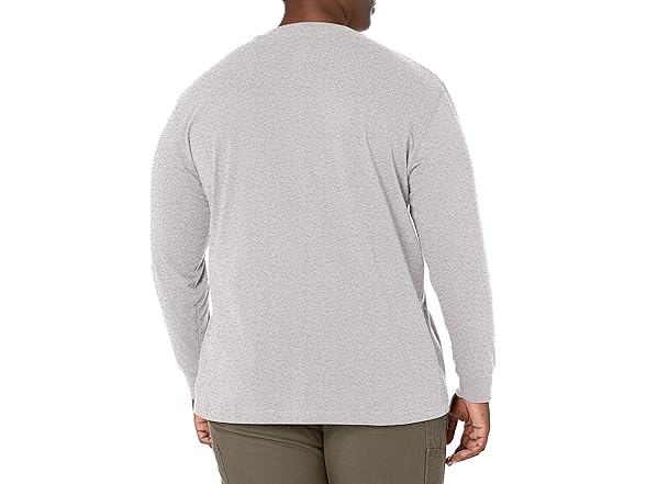 Dickies Men's Henley Grey (M)