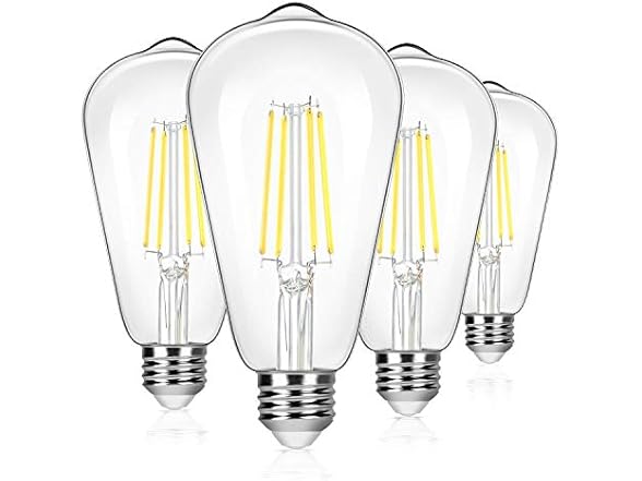 Brightever B0G3H8WCBR Dimmable Light Bulb 8-Pack