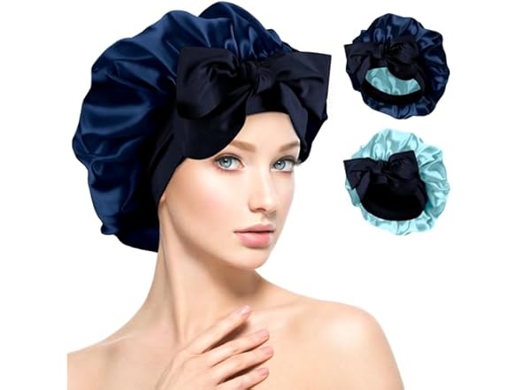 Reversible Satin Bonnet for Sleeping Women