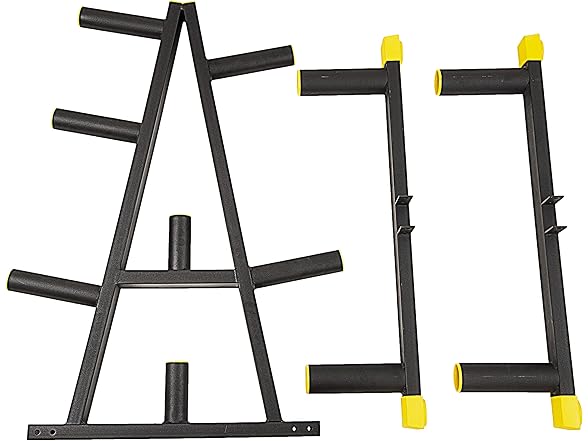 Signature Fitness 2-in-1  Weight Plate Rack