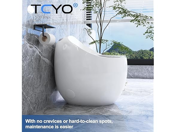 TYCO Egg Design One Piece Toilet, 12'' Rough-In