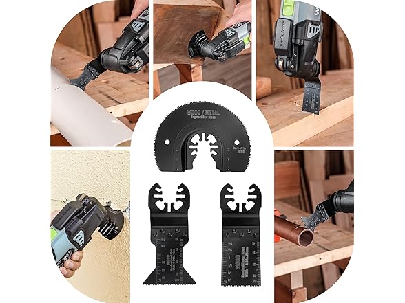 WORKPRO 23-Piece MetalWood Oscillating Khaki