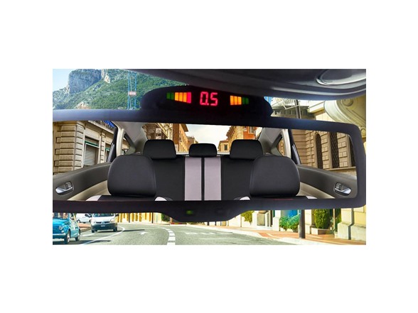 Zone Tech 4 Parking Sensors LED Display, 5Pk