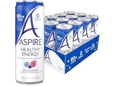 $12.99, Was $27.06, 51% Off! Aspire Energy Mixed Berry 12oz (12pk) dealfomo