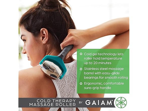 Gaiam Restore Cold Therapy Massage Roller