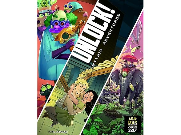 Asmodee UNLOCK! Mythic Adventures Card Game