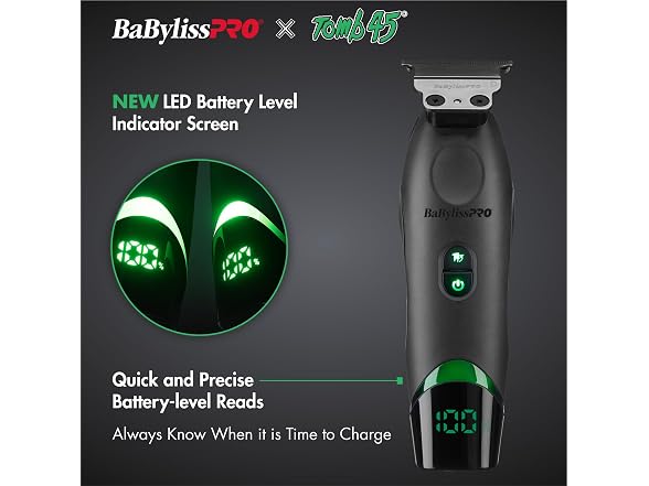 BaBylissPro x Tomb45 SilverFX Wireless Chg Trimmer