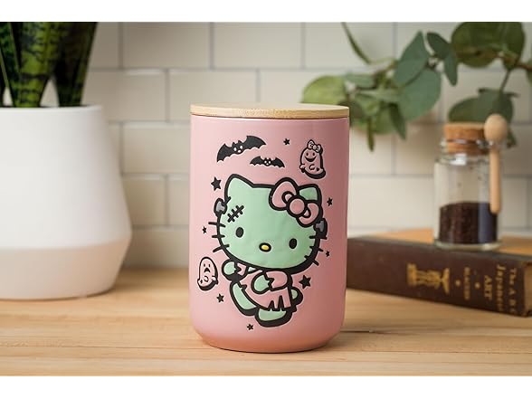 Hello Kitty Halloween Ceramic Jar w/Lid
