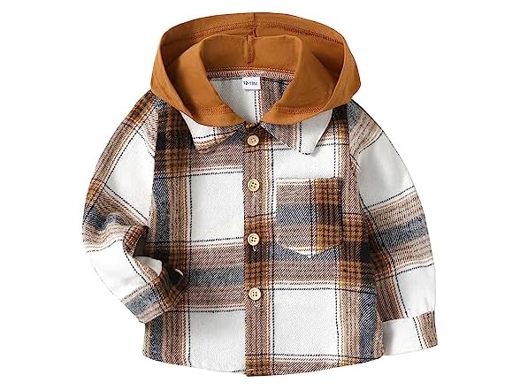 Toddler Flannel Plaid Button Shirt