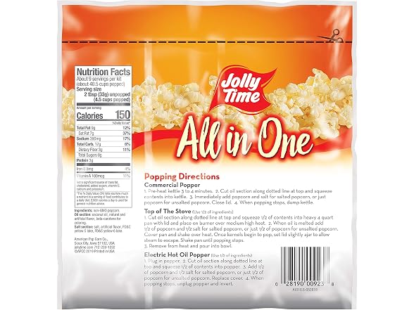 24PK JOLLY TIME All in One Popcorn Kit