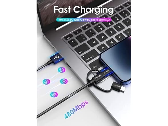 Kobilar Apple MFi Certified 3 in 1