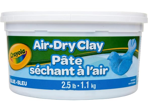 Crayola Air Dry Clay, 2.5lb Tub, Blue - Gallery 6